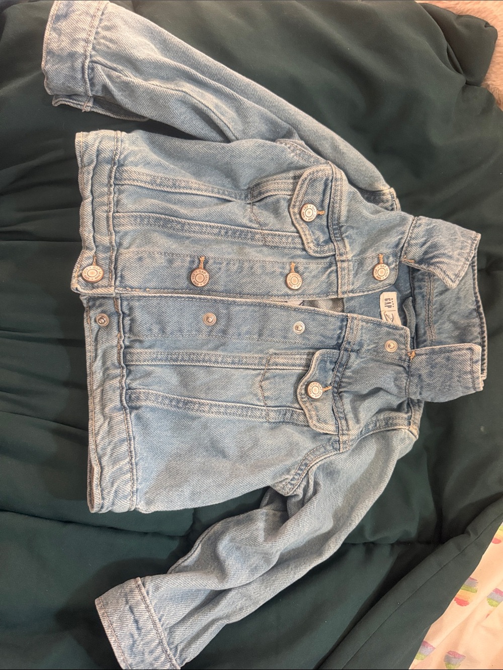 Light Blue Denim Jacket for Kids - Casual Classic